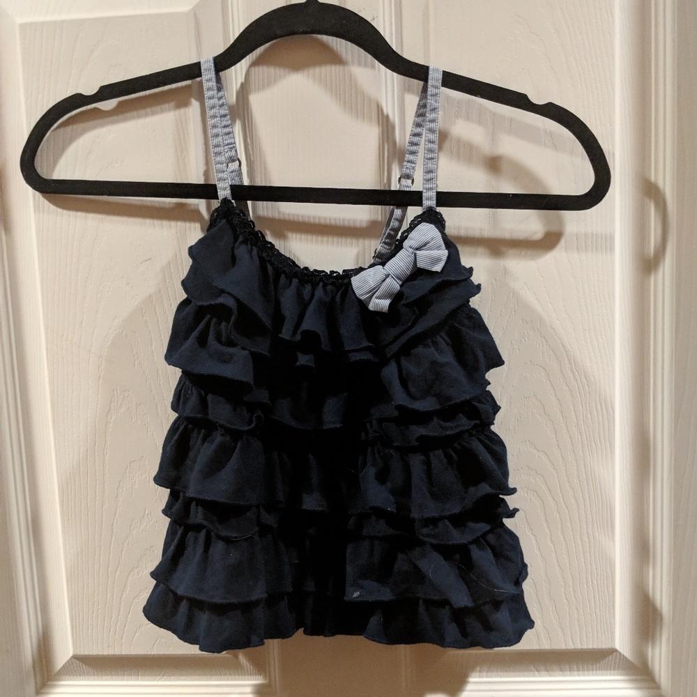 Abercrombie navy blue tank shirt!